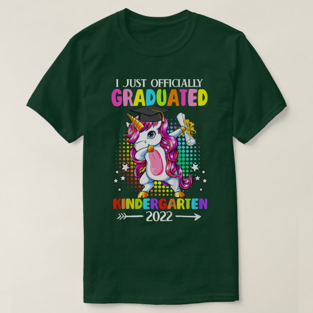 Camiseta Niños Graduados Oficialmente En Jardines De Infanc (Diseño del anverso)