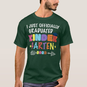 Camiseta Niños Graduados Oficialmente En Jardines De Infanc