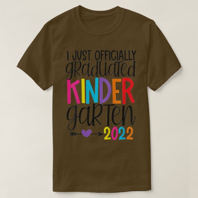 Camiseta Niños Graduados Oficialmente En Jardines De Infanc (Diseño del anverso)