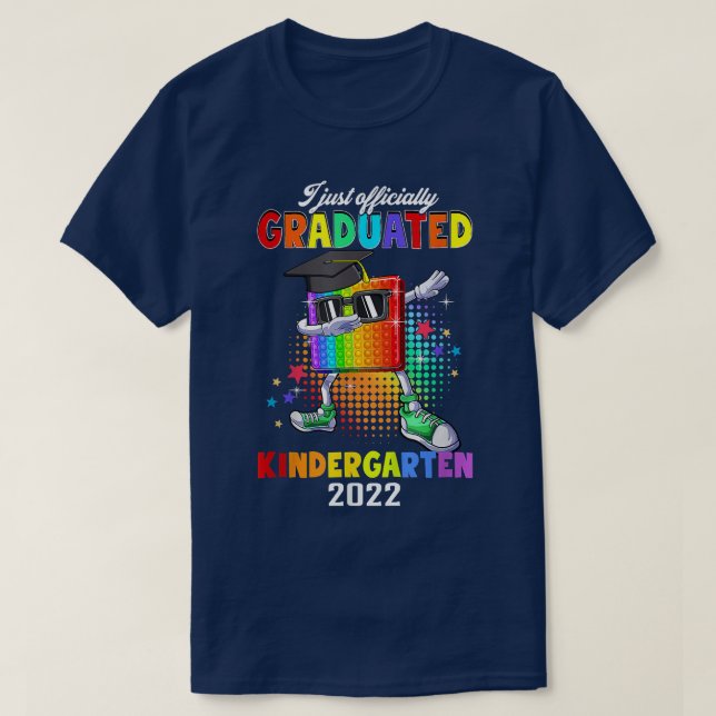 Camiseta Niños Graduados Oficialmente En Jardines De Infanc (Diseño del anverso)