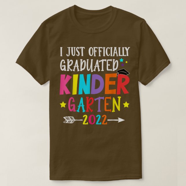Camiseta Niños Graduados Oficialmente En Jardines De Infanc (Diseño del anverso)