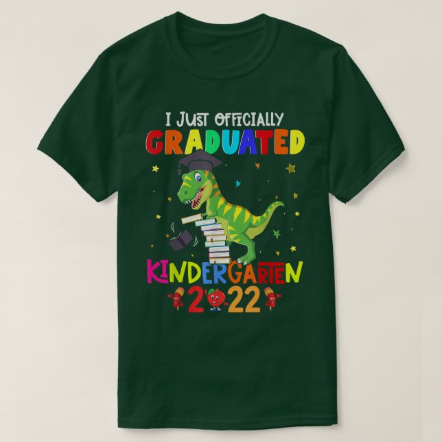 Camiseta Niños Graduados Oficialmente En Jardines De Infanc (Diseño del anverso)