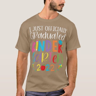 Camiseta Niños Graduados Oficialmente Jardines de Infancia 