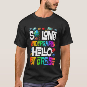 Camiseta Niños Graduados Tan Larga Guardería Hola 1ª Gra