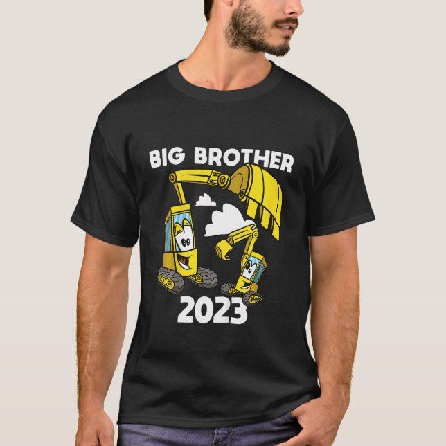 Camiseta Niños Gran Hermano 2023 Excavator Digger Construcc (Anverso)