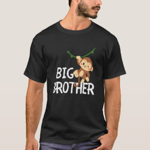 Camiseta Niños Gran Hermano Mono Animal Mejor Hermano Mundo