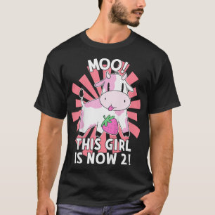 Camiseta Niños Granja con tema de segundo cumpleaños para n
