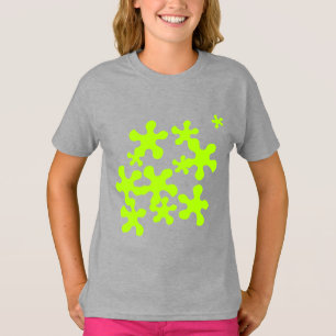 Camiseta niños grises y verdes
