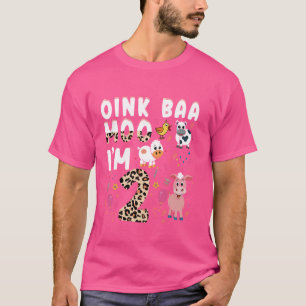Camiseta Niños Gruñen Bee Mugen Estoy en la granja 2 Animal