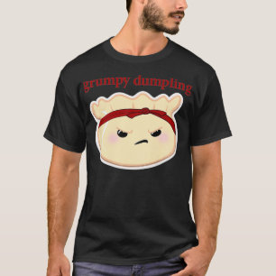 Camiseta Niños gruñidos Dumpling Red Funny Cute Nacional Du