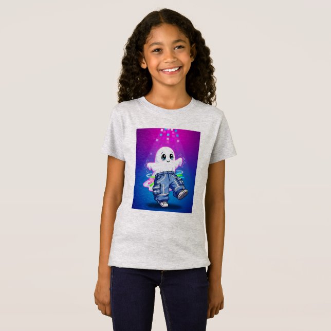 Camiseta Niños guantes de Neon Glow (Anverso completo)