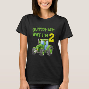 Camiseta Niños Guay Farm Tractor 2do cumpleaños fuera de mi