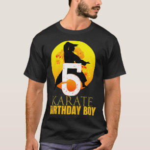 Camiseta Niños Guay Karate Nacimiento Niño Fiesta De 5 Años