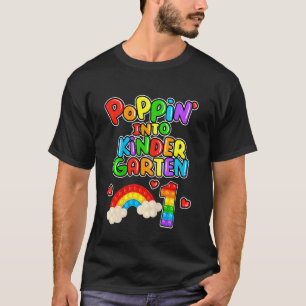 Camiseta Niños Guay Poppin' en kindergarten 1 lindo arcoiri