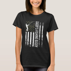 Camiseta Niños Guay Usa patriota de papá pescando a un jove