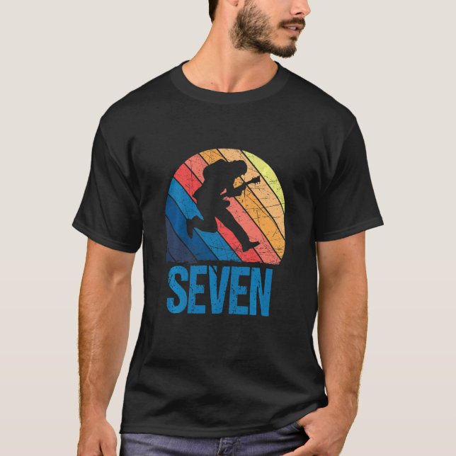 Camiseta Niños Gui Jugador de guitarra de niño de 7 años de (Anverso)