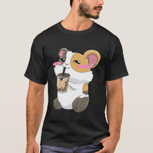 Camiseta Niños Guinea Cerdo Bubble Tea Boba Bebe Kawaii Cut