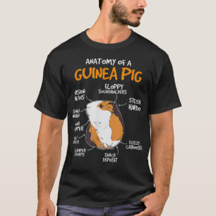 Camiseta Niños Guinea Regalo De Cerdo Cavy Cosas Anatomía D