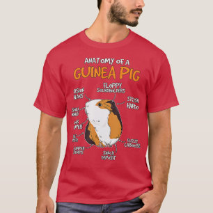 Camiseta Niños Guinea Regalo De Cerdo Cavy Cosas Anatomía D