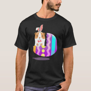 Camiseta Niños guineanos de cerdo cazando divertidos huevos