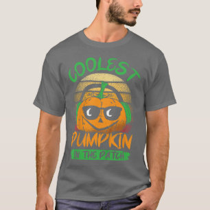 Camiseta Niños Halloween Calabaza más fría Halloween para