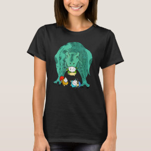 Camiseta Niños Halloween Gnome Trex Rawr Rex Dinosaur Comer