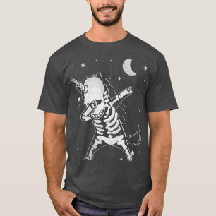 Camiseta Niños Halloween Niños Graciosos Dabbing Skeleton S