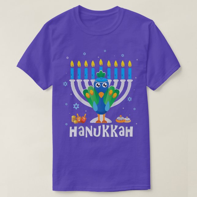 Camiseta Niños Hanukkah Pajamas para niños Chicas judíos P (Diseño del anverso)