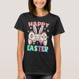 Camiseta Niños Happy Easter Game Controller Bunny Ears Funn