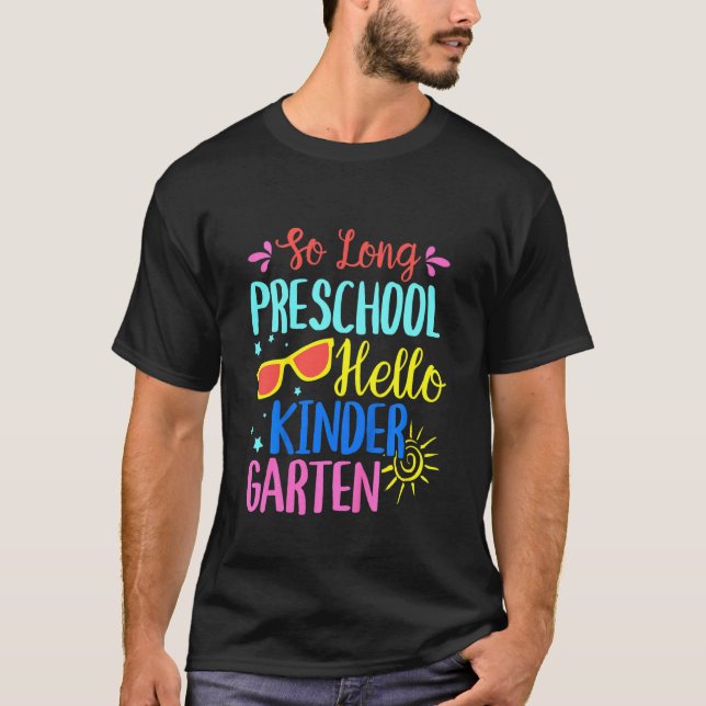 Camiseta Niños hasta el preescolar, hola jardín de infancia (Anverso)