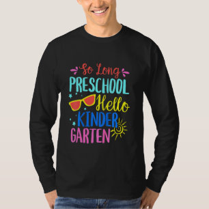 Camiseta Niños hasta el preescolar, hola jardín de infancia