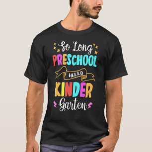 Camiseta Niños hasta el preescolar Hola profesor de guarder