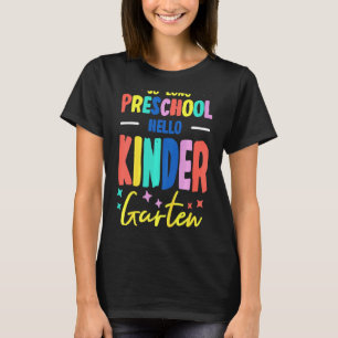 Camiseta Niños hasta el preescolar Hola profesor de guarder