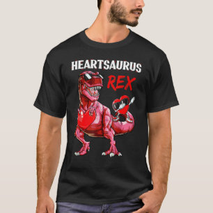 Camiseta Niños Heartsaurus Rex Dab Heart Dino Toddler Boys