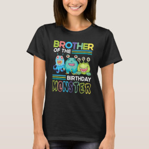 Camiseta Niños Hermano De La Hermandad Familiar Del Monstru