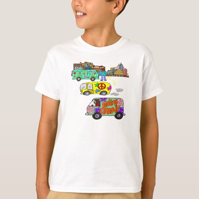 Camiseta Niños Hippie T Shirt (Anverso)