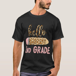 Camiseta Niños Hola 2º Grado Aquí Vino Lápiz