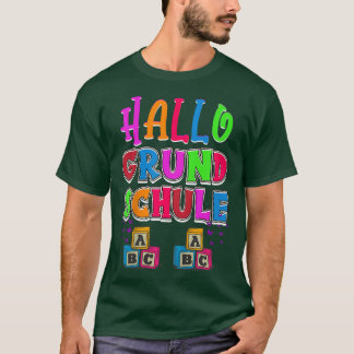 Camiseta Niños Hola principiantes de la escuela primaria, k