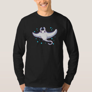 Camiseta Niños hombres Manta Ray Ocean Animal Sea Cute Boy