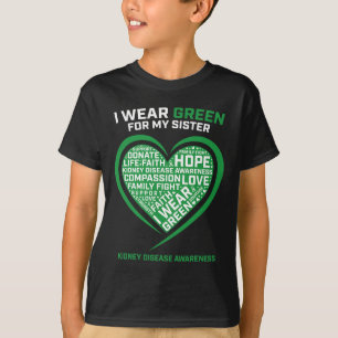 Camiseta Niños Hombres Mujeres Hermanas Trasplante de Enfer