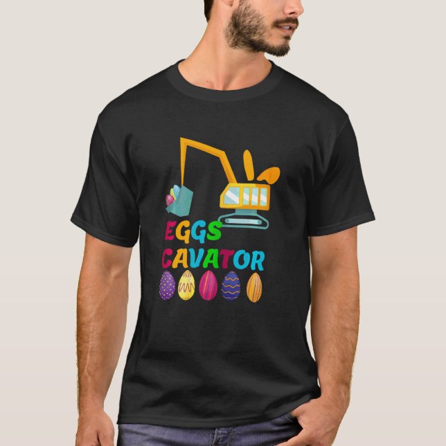 Camiseta Niños Huevos Cavador Excavador Huevo Caza Niños Pe (Anverso)