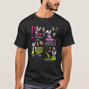 Camiseta Niños Huevos Caza Camión Crane Toddler Bo