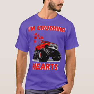 Camiseta Niños I Crush Heart Monster Camión Niño Niños Niño