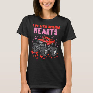 Camiseta Niños I Crush Heart Monster Camión Niño Niños Niño