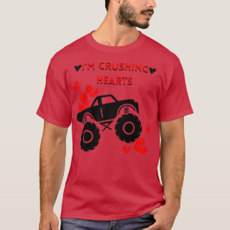 Camiseta Niños I Crush Heart Monster Camión Niño Niños Niño