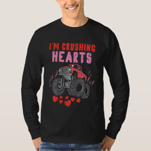 Camiseta Niños I Crush Heart Monster Camión Niño Niños Niño