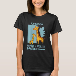 Camiseta Niños Ich Bin Ein Große Und Stolzer Bruder Giraffe