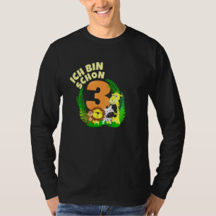 Camiseta Niños Ich Bin Schon 3 Jahre Alt I Africa Jungle An