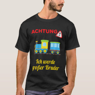 Camiseta Niños Ich Werde Große Bruder Nachwuchs Nacimiento 