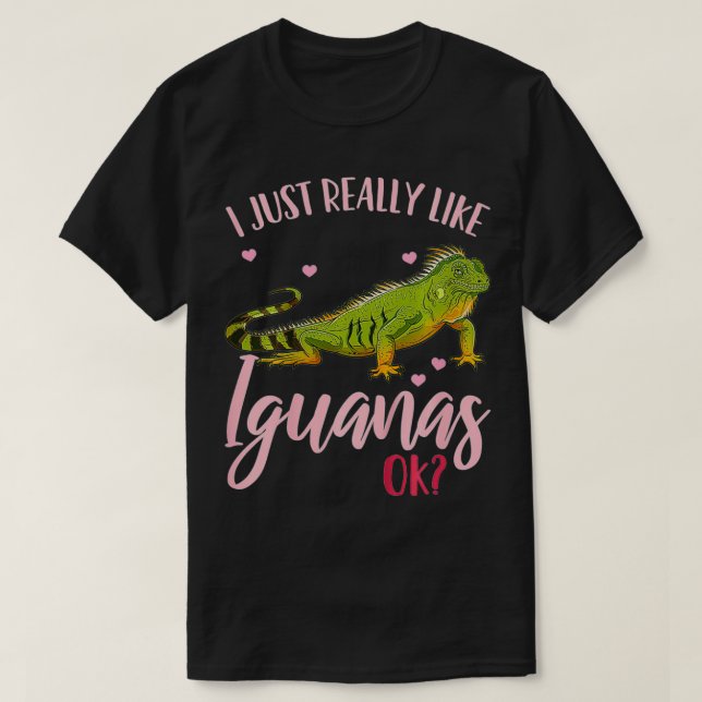 Camiseta Niños Iguana Lizard Reptile (Diseño del anverso)